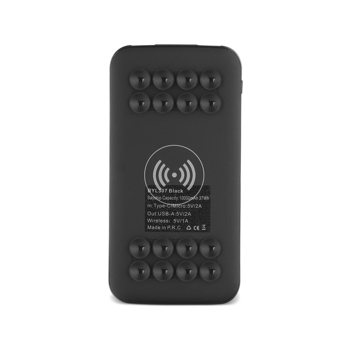 Işıklı Logo Alanlı Wireless Powerbank – 10.000 mAh Yüksek Kapasiteli ve Vantuzlu Tasarım
