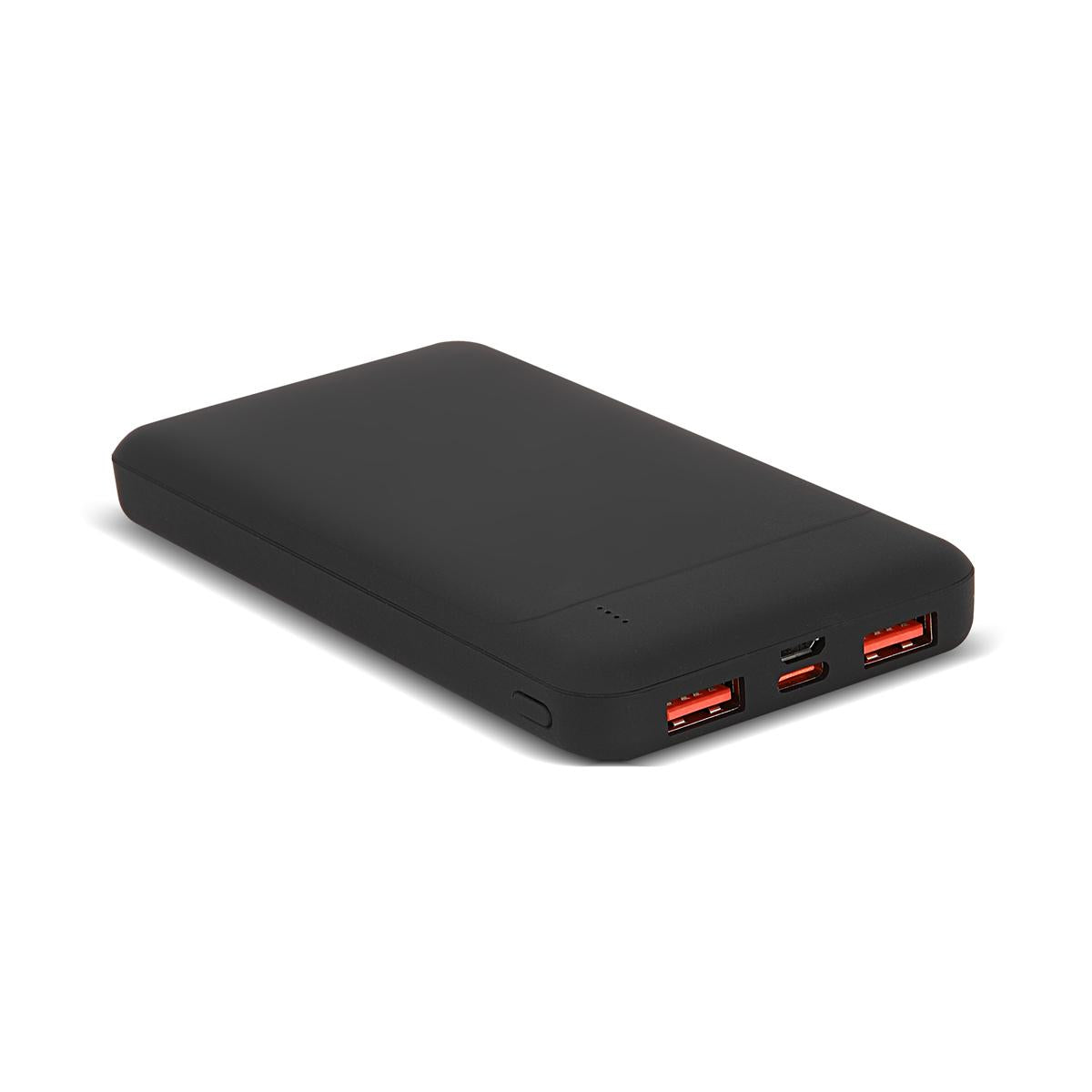 Işıklı Logo Markalama Alanlı Hızlı Şarj Powerbank – 10.000 mAh Ultra İnce Tasarım