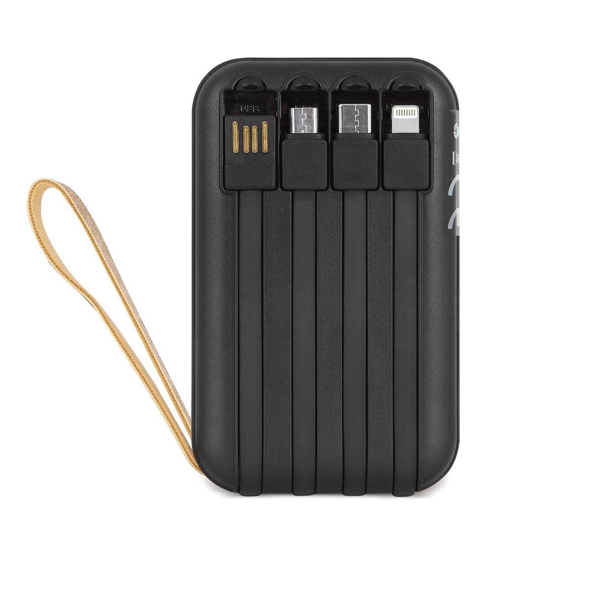 10.000 mAh Taşınabilir Powerbank – Şık Bilek Kayışı ve LCD Pil Göstergeli
