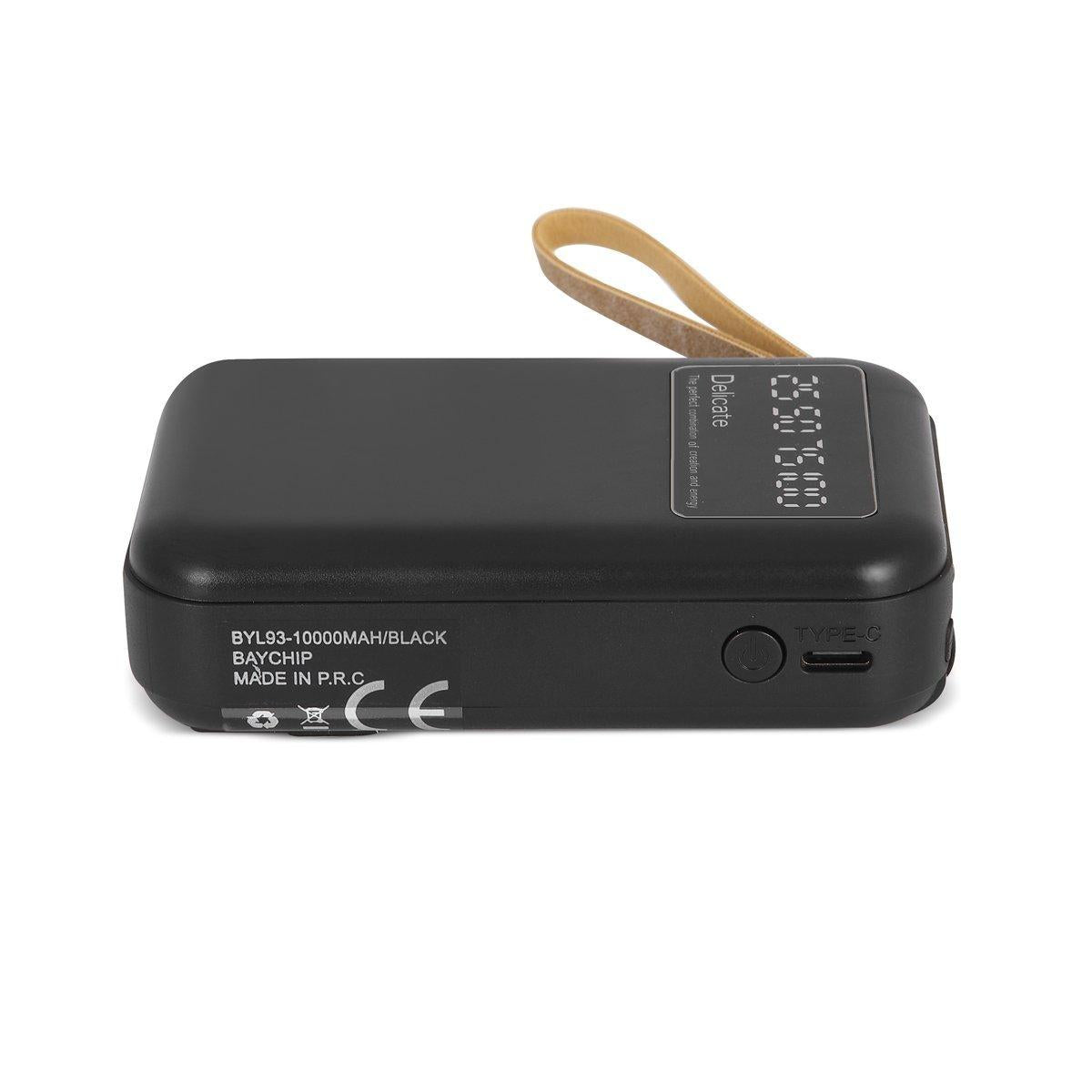 10.000 mAh Taşınabilir Powerbank – Şık Bilek Kayışı ve LCD Pil Göstergeli