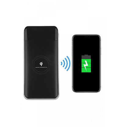 10.000 mAh Kablosuz Powerbank – Dijital Göstergeli ve Qi Şarj Destekli Enerji İstasyonu