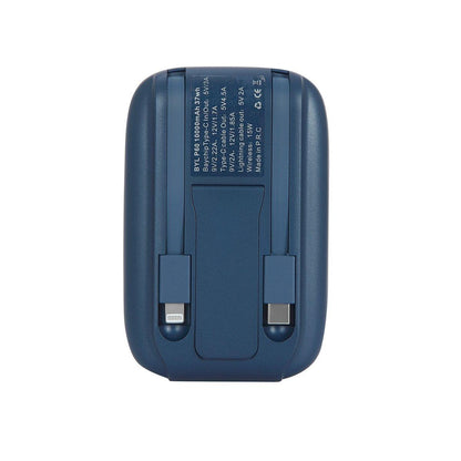 MagSafe Uyumlu 10.000 mAh Powerbank – Dahili USB-C & Lightning Kablolu ve Telefon Standlı