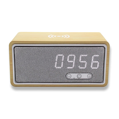 Kablosuz Şarj Cihazı - Kablosuz Hoparlör (Alarm-Saat)