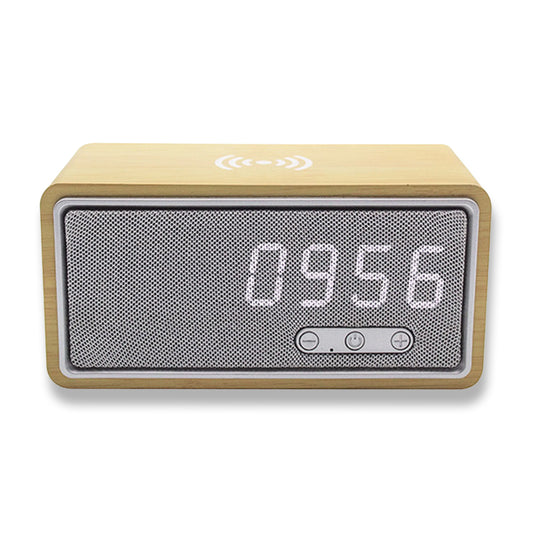 Kablosuz Şarj Cihazı - Kablosuz Hoparlör (Alarm-Saat)