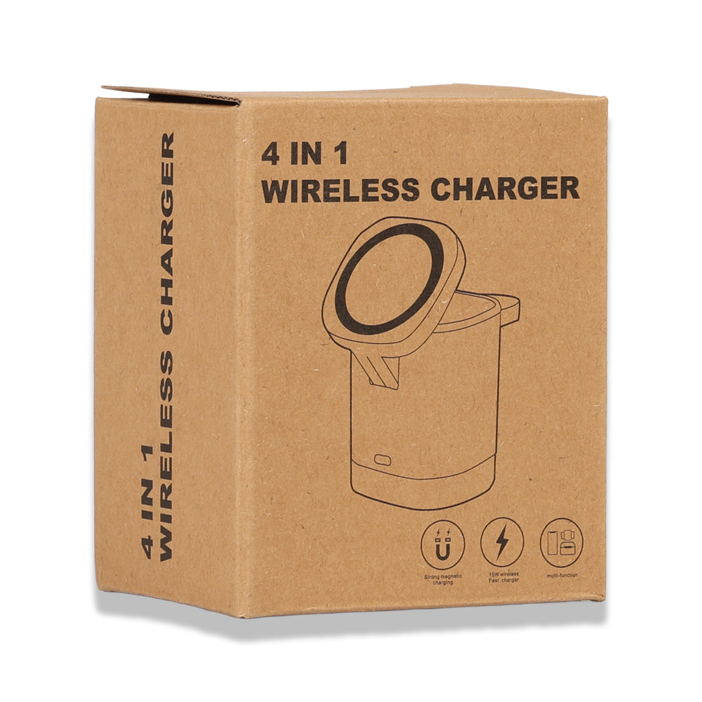 Kablosuz Şarj Standı (Telefon, Saat, Kulaklık)