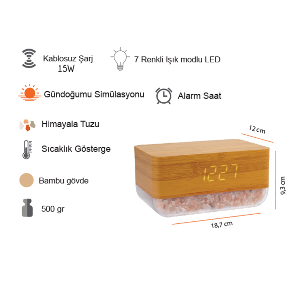 Bambu Kablosuz Şarj Standı